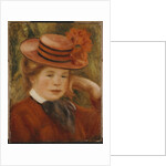 A Young Girl with a Red Hat, 1899 by Pierre Auguste Renoir