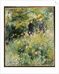 Conversation in a Rose Garden, 1876 by Pierre Auguste Renoir
