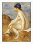 Bather, c.1892-93 by Pierre Auguste Renoir