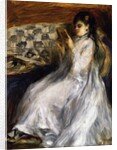 Woman in White Reading, 1873 by Pierre Auguste Renoir