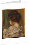 Portrait of a young girl by Pierre Auguste Renoir