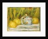 Sugar Bowl and Lemons, 1915 by Pierre Auguste Renoir