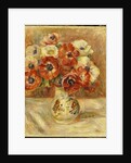 Still Life with Anemones by Pierre Auguste Renoir