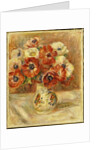 Still Life with Anemones by Pierre Auguste Renoir