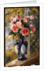 Roses in a Blue Vase, 1892 by Pierre Auguste Renoir