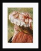 Head of a Young Girl in a Red Hat by Pierre Auguste Renoir