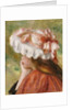 Head of a Young Girl in a Red Hat by Pierre Auguste Renoir