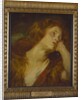 A young woman, bust length, resting her head on her hand by Anthony van Dyck