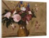 Flowers in a Vase, copy after a painting by Cezanne, c.1886 by Odilon Redon