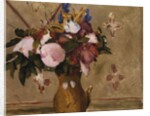 Flowers in a Vase, copy after a painting by Cezanne, c.1886 by Odilon Redon