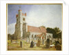 The Old Church, Ewell, 1847 by William Holman Hunt