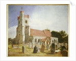The Old Church, Ewell, 1847 by William Holman Hunt