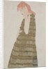 Standing Woman in a Golden Dress by Egon Schiele
