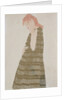 Standing Woman in a Golden Dress by Egon Schiele