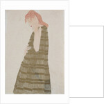 Standing Woman in a Golden Dress by Egon Schiele