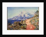 The Red Road near Menton, 1884 by Claude Monet