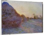 Haystacks by Claude Monet
