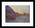 Haystacks by Claude Monet