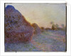 Haystacks by Claude Monet