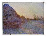Haystacks by Claude Monet