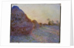 Haystacks by Claude Monet
