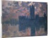 Houses of Parliament, Sunset, 1902 by Claude Monet