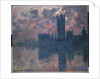Houses of Parliament, Sunset, 1902 by Claude Monet