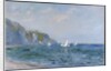 Cliffs and Sailboats at Pourville by Claude Monet