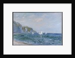Cliffs and Sailboats at Pourville by Claude Monet