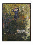Camille and Jean in the Garden at Argenteuil by Claude Monet