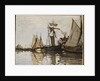 The Port of Honfleur, c.1865 by Claude Monet
