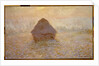 Haystacks, Sun in the Mist by Claude Monet
