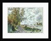 La Berge du Petit-Gennevilliers, c.1875 by Claude Monet
