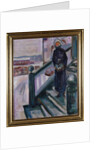 Woman on the Veranda by Edvard Munch