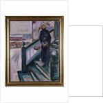 Woman on the Veranda by Edvard Munch