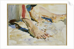 Feet of an Arab, Tiberias by John Singer Sargent