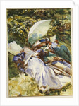 The Green Parasol, c.1910 by John Singer Sargent