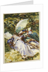 The Green Parasol, c.1910 by John Singer Sargent