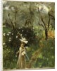 Gathering Flowers at Twilight by John Singer Sargent