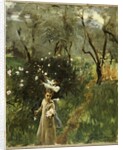 Gathering Flowers at Twilight by John Singer Sargent