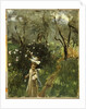 Gathering Flowers at Twilight by John Singer Sargent