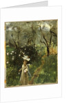 Gathering Flowers at Twilight by John Singer Sargent