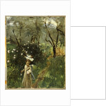 Gathering Flowers at Twilight by John Singer Sargent