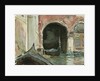 Venetian Canal by John Singer Sargent