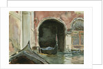 Venetian Canal by John Singer Sargent