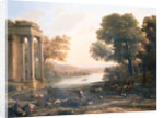 A Pastoral Landscape with Ruined Temple, c.1638 by Claude Lorrain (1600-82)