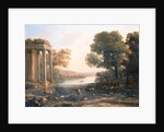 A Pastoral Landscape with Ruined Temple, c.1638 by Claude Lorrain (1600-82)