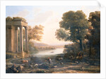 A Pastoral Landscape with Ruined Temple, c.1638 by Claude Lorrain (1600-82)