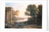 A Pastoral Landscape with Ruined Temple, c.1638 by Claude Lorrain (1600-82)