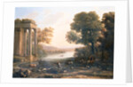 A Pastoral Landscape with Ruined Temple, c.1638 by Claude Lorrain (1600-82)